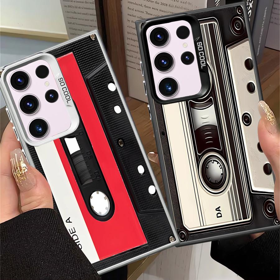 Retro Creative Pattern Phone Cover Case for Samsung Galaxy S26 S21 S22 Ultra S23 S25 S20 FE S24 FE Note 20 Ultra S25Edge