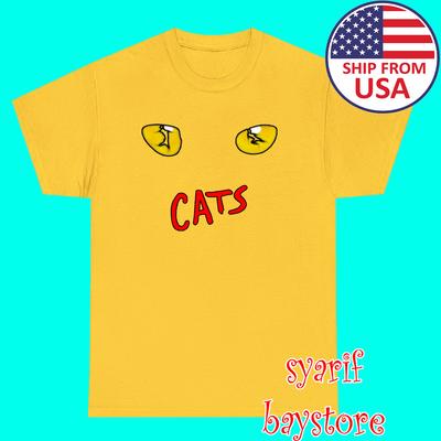 Cats Broadway Musical Show Men#039;s Daisy Yellow Size S To 5XL Unisex T-Shirt