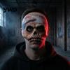 Full Head Mask Realistic Halloween Skull with Bandages And Blood Stains, Scary Latex Horror Prop Half Face for Haunted House Cosplay, Zombie