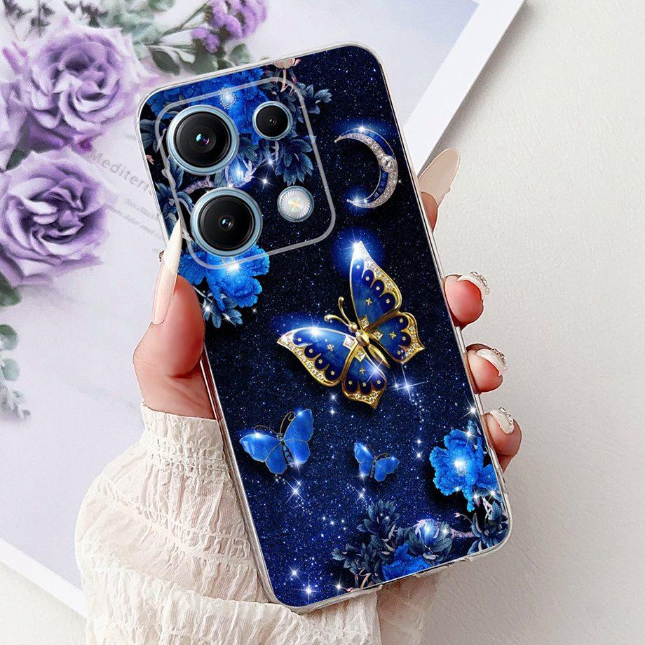 Soft Clear Silicone Back Cover For Xiaomi Redmi Note 14s 14 Pro 4G Phone Case Marble Gothic Couple Capa For Redmi Note 14 Europe