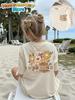 Boho Wildflower Happiness Blooms from Within Girls T-Shirt Summer Kids Short Sleeve Streetwear Casual Round Neck Girls Clothes