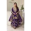 Presenting  New Designer Embroidered Chinon Silk Sharara Suit With Sequence Embroidered Work