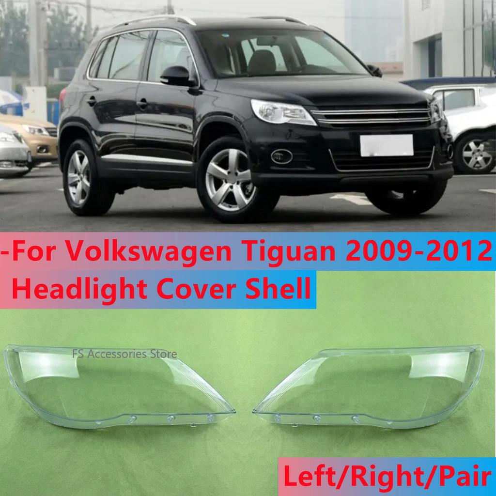 Car Front Headlight Cover Lens Shell Headlamps Transparent Lampshade Lamp Shell Masks For Volkswagen Tiguan 2009 2010 2011 2012