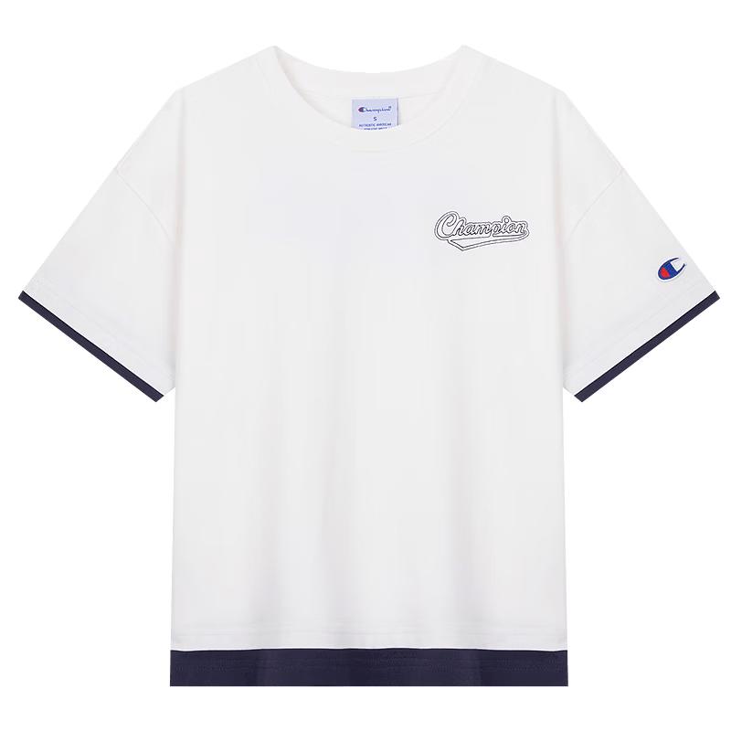 Champion Kids' Faux 2-Piece Anti-Bacterial Short-Sleeve T-Shirt
