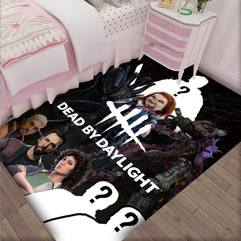 Dead Daylight Polyester Carpet, Soft Indoor Mat for Office Chair, Living Room, Computer Desk - Decorative Home Office Rug Design