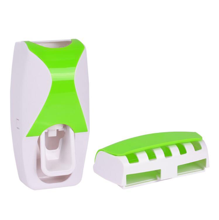 Automatic Lazy Toothpaste Dispenser 5 Toothbrush Holder Squeezer Bathroom Shelve Bathing Accessories