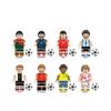 8 PZ Figure Giocatori Calcio Mondiali Blocchi Costruzioni Giocattoli per Bambini