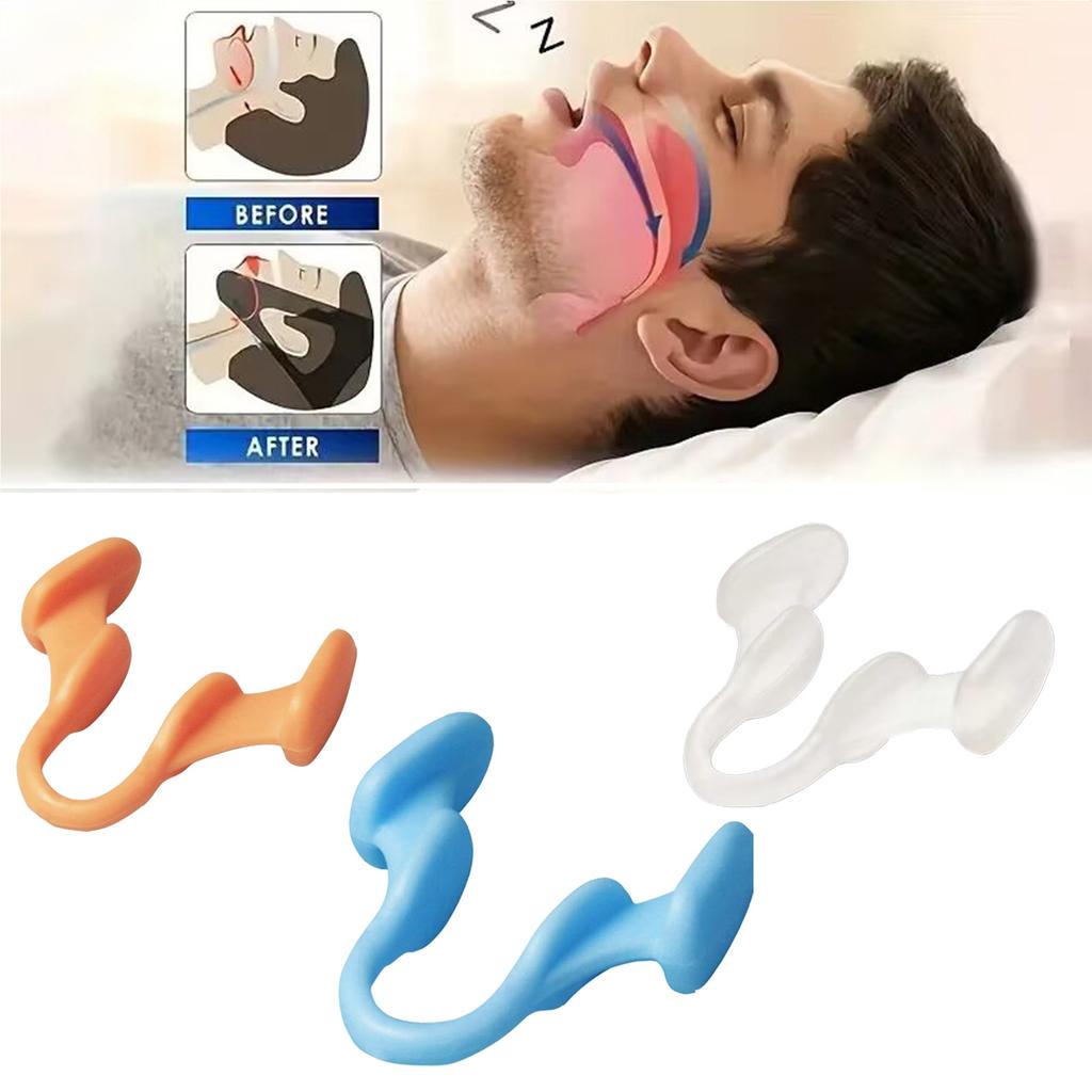 2 Stück Mini Anti-Schnarch-Gerät Silikon Elastischer Nasenclip Anti-Schnarch-Zubehör zur Verhinderung von Schnarchen Guter Schlaf