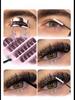 Zestaw sztucznych rzęs segmentowanych DIY: 10 rzędów mieszanych pojedynczych klastrów