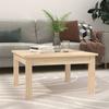 Vidaxl Couchtisch, 55x55x30 cm, Massives Kiefernholz