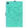 For Lenovo Tab M10 Plus TB-X606F TB-X606X Love Butterfly Mønster Horisontal Flip Lærveske med Holder
