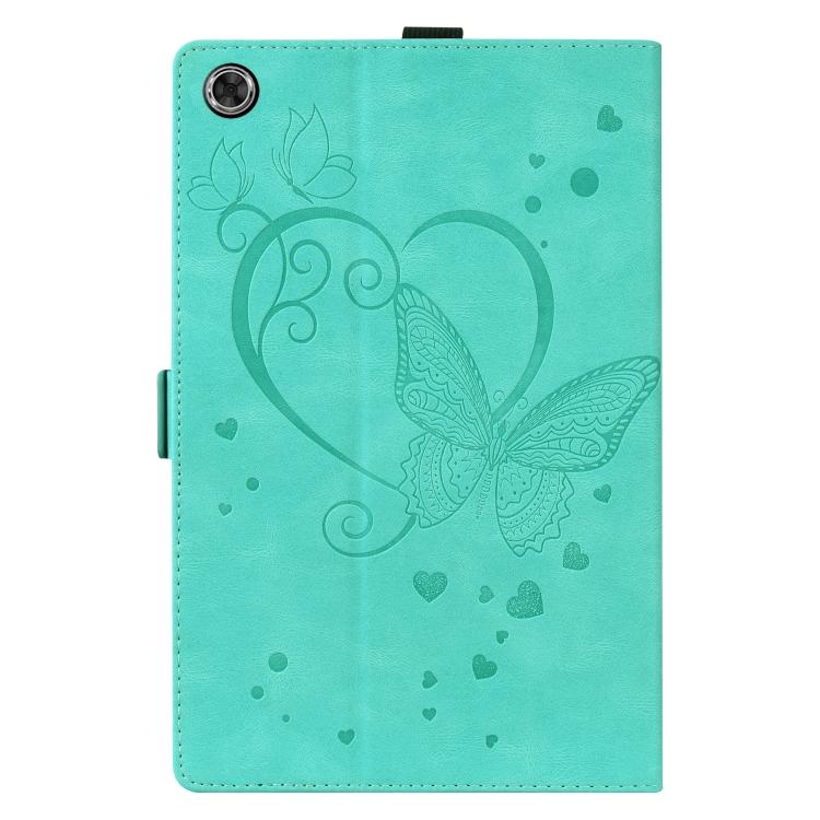 For Lenovo Tab M10 Plus TB-X606F TB-X606X Love Butterfly Mønster Horisontal Flip Lærveske med Holder