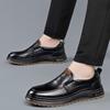New Men's Comfort Walking Genuine Leather Loafers Soft Slip-On Casual Shoes with Breathable Lining & Anti-Slip Rubber Sole