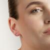 Boucles d'oreilles Luxenter Otieno Argent, Or A. Et Améthyste Cz