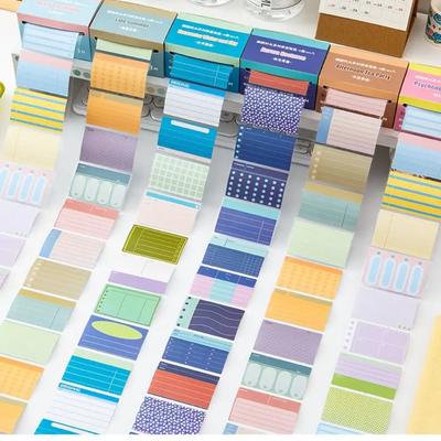 3M Design estraibile Memo appiccicoso Blocco note creativo Carta Messaggio Carta Diario Agenda Studio Tascabile