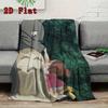 Cute Chinchilla 2D Flat Pattern Flannel Blanket High quality All Seasons Warmth and Comfort Perfect for Christmas Gifts.NMT0928414