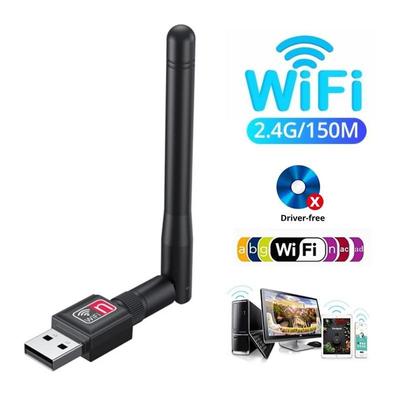 Adaptér 150 Mb/s WiFi Bezdrôtová sieťová karta USB 8188ETV 2,4 GHz prijímač Wi-Fi s vysokým ziskom dongle s anténnymi ethernetovými adaptérmi pre laptop PC