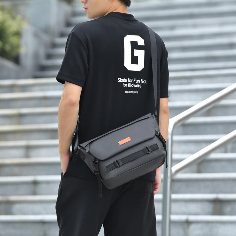 Men's Crossbody Bag Commuter Shoulder Bag Large Capacity Messenger Bag