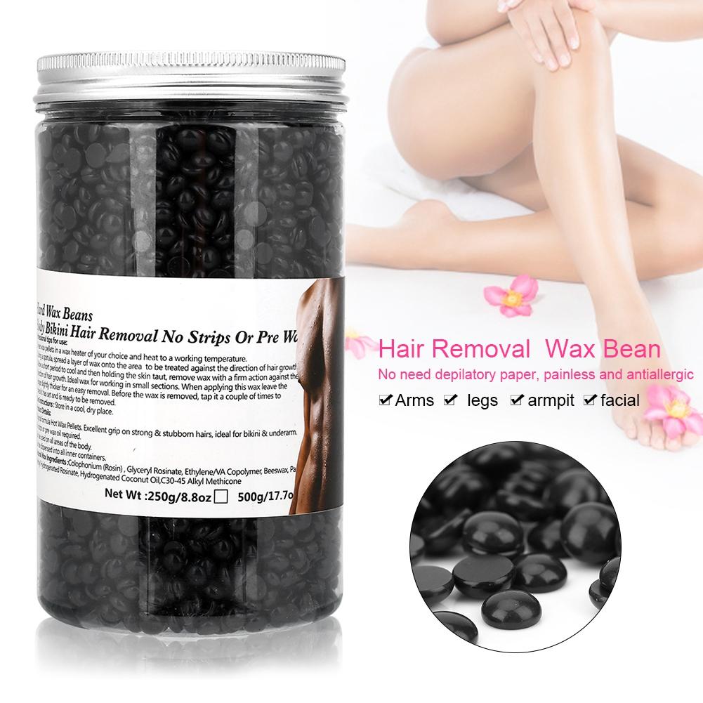 

Depilatory Hot Film Hard Wax Bean Body Care Bikini Leg Hair Remover 500g Chocolate