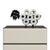 Metal Sheep Toilet Paper Roll Holder Wall Mounted Free Standing Toilet Paper Stand Shelf Tissue Paper Storage Stand for Bathroom
