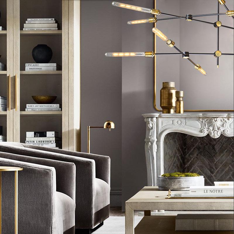 Nordic Retro Chandelier for Living Room, Villa, Loft, or Hotel