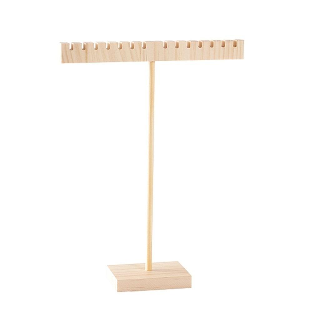 Wooden Wooden Necklace Stand Countertop Use Countertop Necklace Organizer Home Decoration