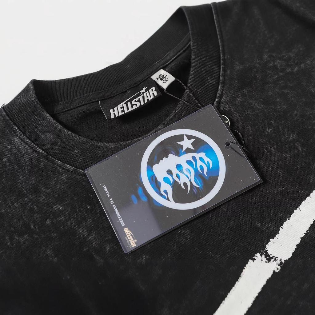 Cross 2025 Hellstar Trendy High Street Loose Long Sleeve Hoodie for Men & Women – Autumn Wear