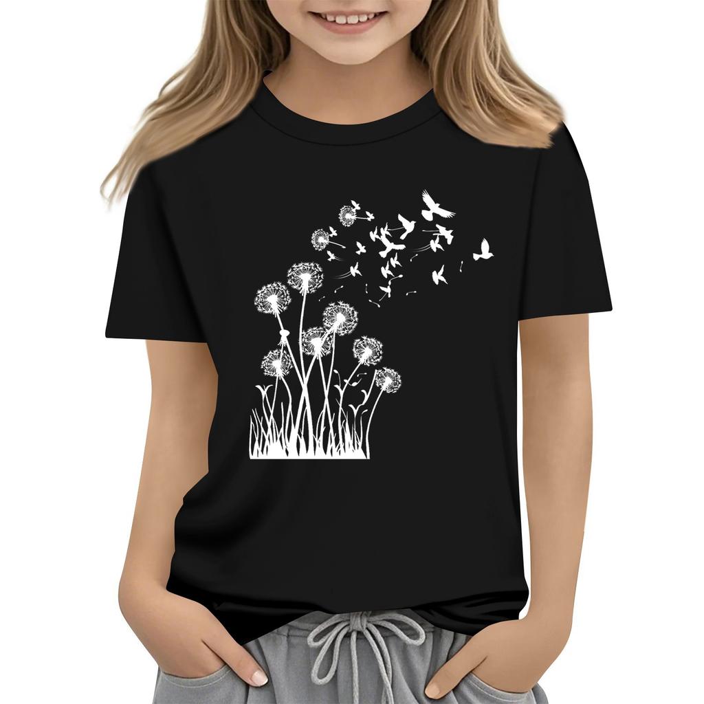 Letní dětské tričko s krátkým rukávem a krátkým rukávem s potiskem Top Base