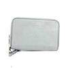 TIFFANY&Co. Smartphone Pouch Card Case Business Card Holder Leather Gray