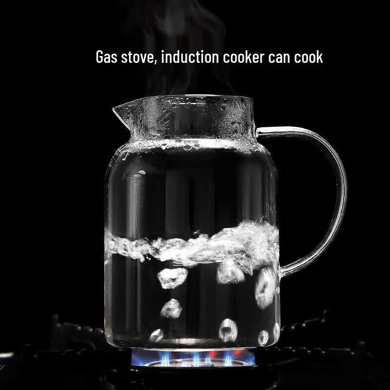 ZISIZ Heat-Resistant Glass Pitcher