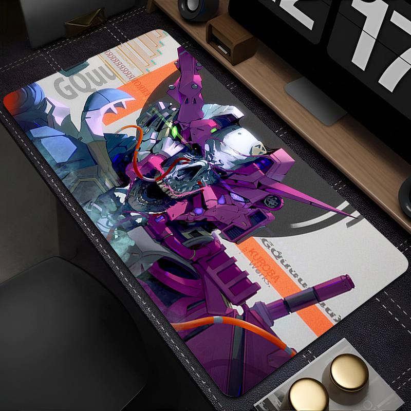 Mouse Pad Mmechanical Warrior Ggundam xcm Anime Cute Girl Gabinete Gamer Computer Desk Mat Keyboard Pad PC Gaming Mousepad 800x300x2mm