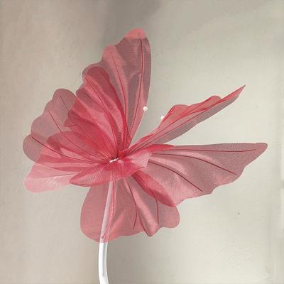 NEW Silk Artificial Butterfly Flowers Artificial Flowers 30cm Large Butterfly Colorful Giant Photography Props Wedding Backdrop