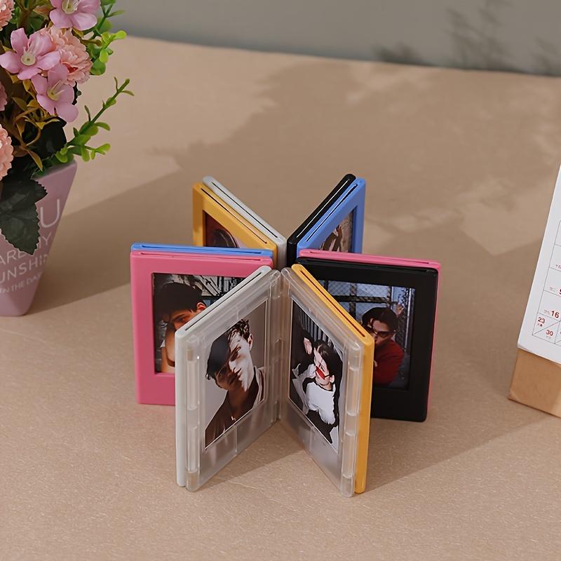 Colorful Magnetic Photo Frames, 3in Fridge Magnet Album Frames for Family Memory Photo Display, Compatible with Fuji Instax Negatives