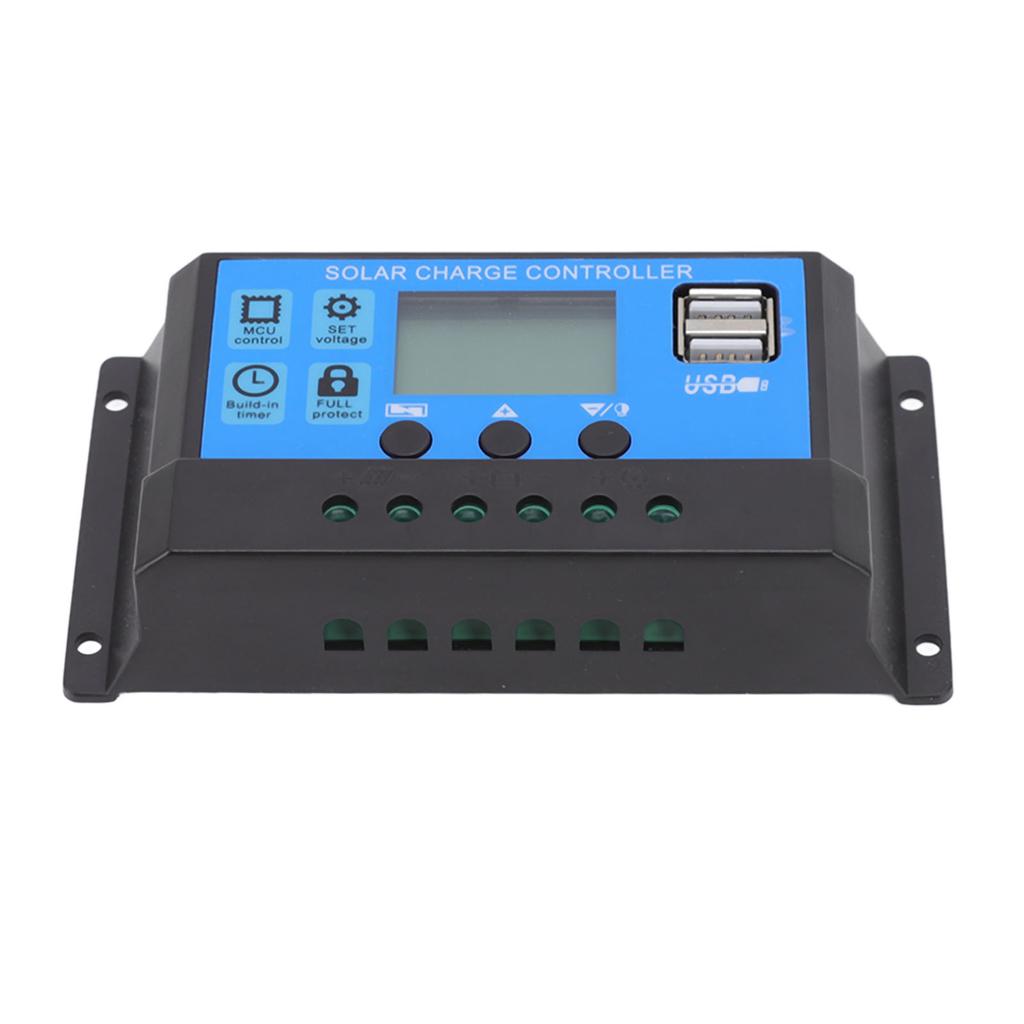 12V 24V Solar Charge Controller Dual USB Port Solar Panel Charger Controller for Industry