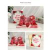 Valentine  Day 3D Romantic Rose Card Pop Up Card Surprise Gifts For Couples Party Prop Anniversary Wedding Flower Card Envelopes