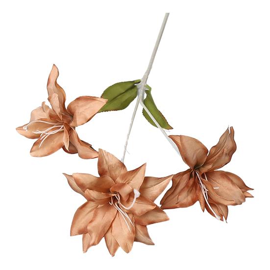 3 Główki Sztuczny Kwiat Lilii Sztuczna Kompozycja Kwiatowa Lilii Długa Łodyga