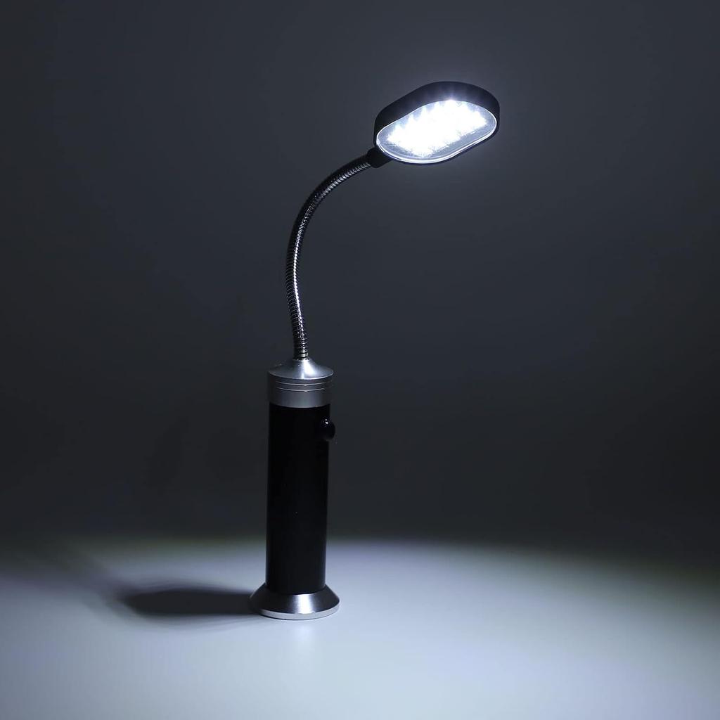 Magnetic Lamp, 360° Adjustable High Brightness LED Outdoor Work Light with Magnetic Base for Indoor & Outdoor Use (Black)