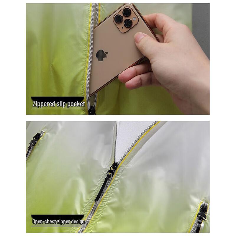 PLAYBOY Men's Summer Hooded Lightweight Sun Protection Jacket