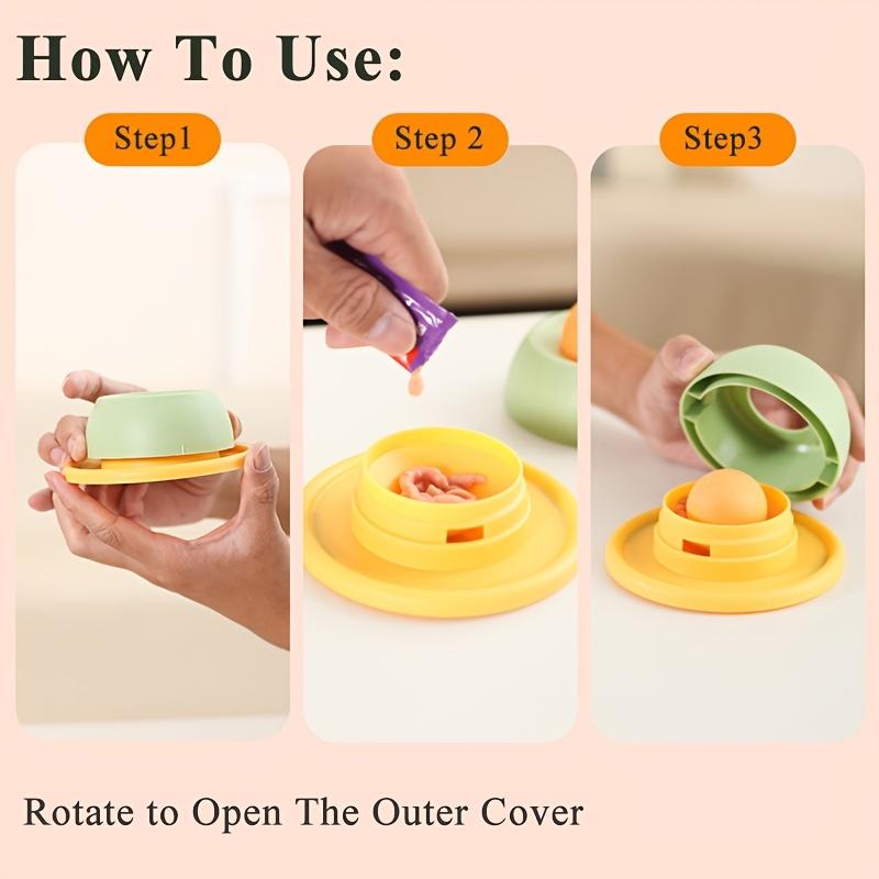 Interactive Pet Cat Licking Food Toys Anti-slip Pet Slow Feeder for Cats Funny Kitten Licking Plate Cat Accessories