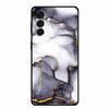 For Samsung Galaxy A17 Cases Marble Painted Black Silicone Back Cover Case for Galaxy A17 5G Protective Shell A17 Texture Bumper