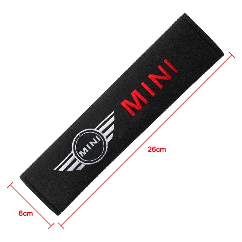 New Car seat belt cotton shoulder protection Car Accessories For BMW Mini Cooper F54 F55 F56 R56 R60 SONE Roadster Clubman Coupe