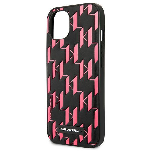 Karl Lagerfeld Klhcp13Mmnmp1P Iphone 13/ 14 / 15 6,1 Hardcase Różowy/Pink Monogram Plaque