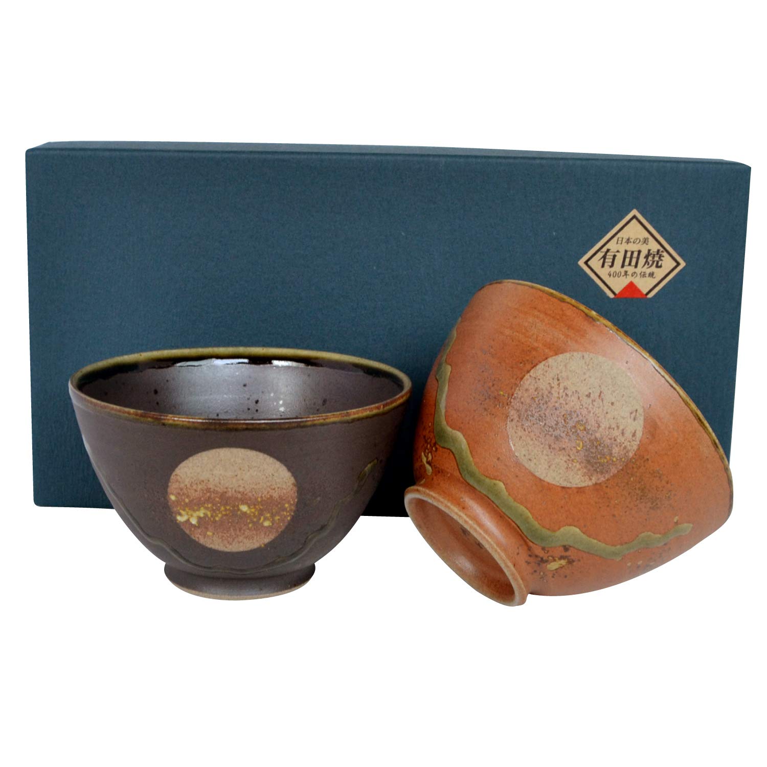 

чайный подарок Арита подарок сделано в Японии Парные пиалы, подарок, пара, коробка, стильный, посуда, Фукукасуми, коробка, чёрный