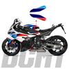 Applicable to BMW S1000RR 2025 whole car sticker, blue and white whole car latte waterproof air guide slot sticker