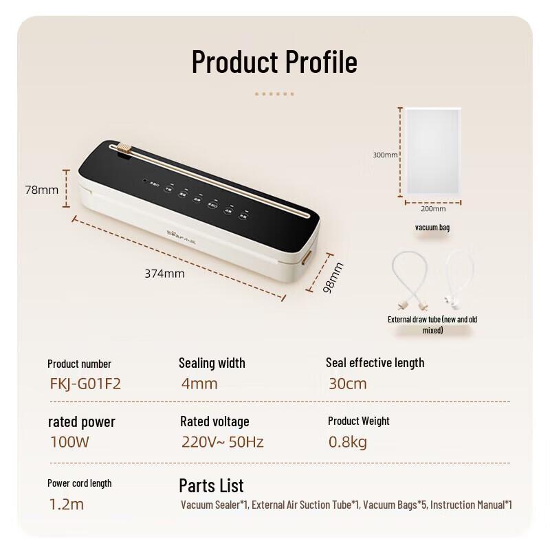 Bear Automatic Food Vacuum Sealer