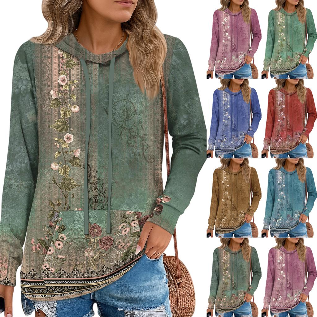 Womens Pullover Hoodies Teen Girls Fashion Hooded Sweatshirt Womans Fall Tunic Top