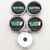 4Pcs 60mm Car Wheel Hub Caps Cover Rim Logo V VRS Badge For Skoda Fabia Octavia Rapid Kodiaq Superb A4 A5 Mk3 Karoq Accessories