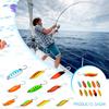 Leurre de pêche métallique rotatif cuillère spinner avec hameçon pointu, équipement de pêche durable pour la pêche en eau douce et en eau salée