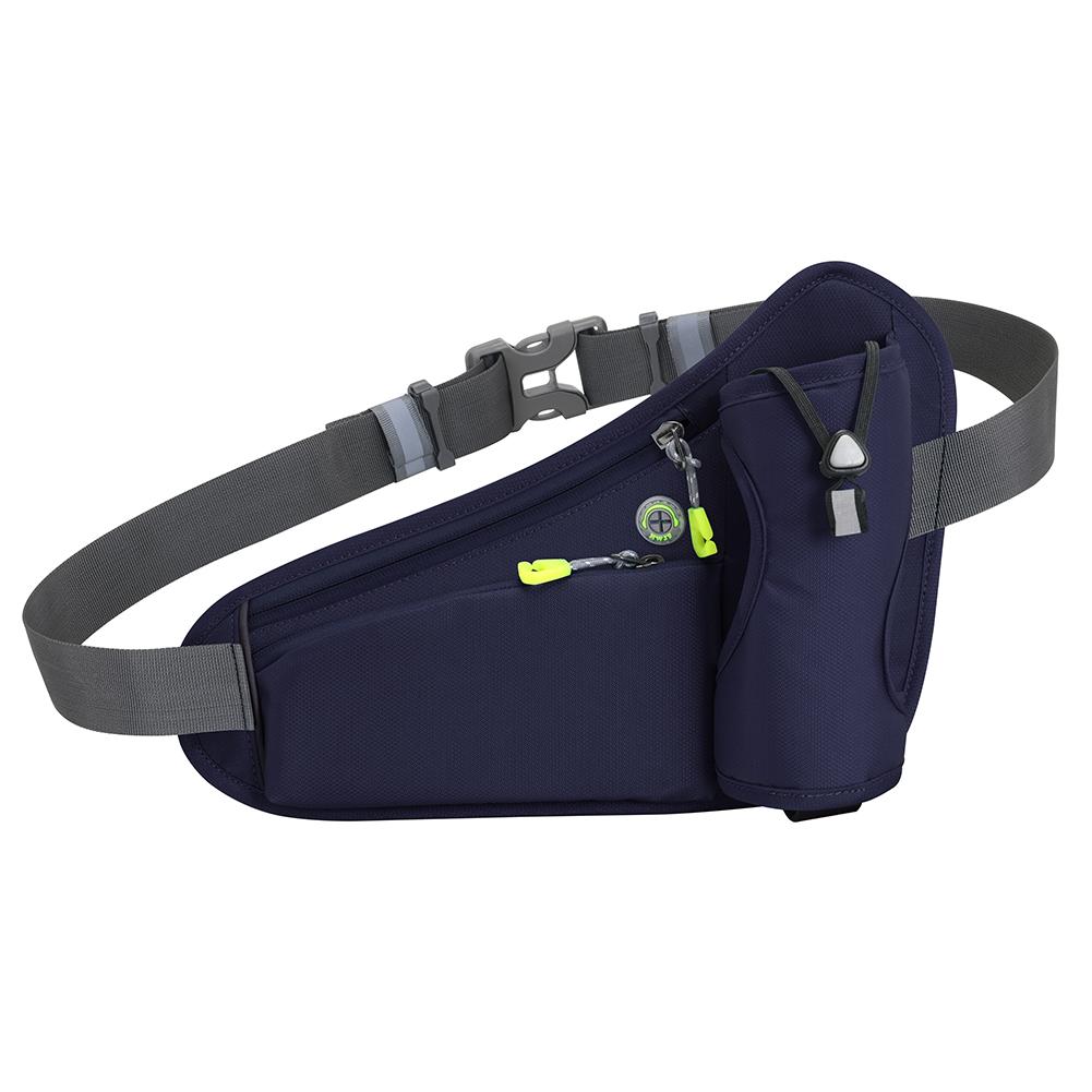 Running Bag Cycling Bag Reflective Hydration Belt Pack Waterproof Large Capacity Water Bottle Holder Bag for Hiking Walking
