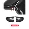 Car  Rearview Side Mirror Cover Fit For VW Golf 8 MK8 R-Line - Wing Cap Rear View Case Trim Carbon Fiber